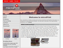 Tablet Screenshot of microprint.ch